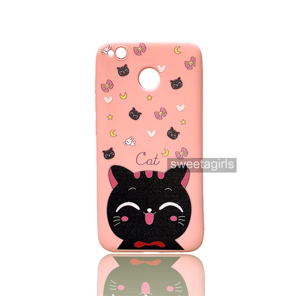 Casing Silikon Lucu untuk Xiaomi Redmi 4X - Casing peach Case Gemoy - Bisa Bayar ditempat - sweetgirls - Case Cubit Lucu - Karakter - Head Karakter Softcase - Case Gemoy - Kesing - Aesthetic - Boneka 3D