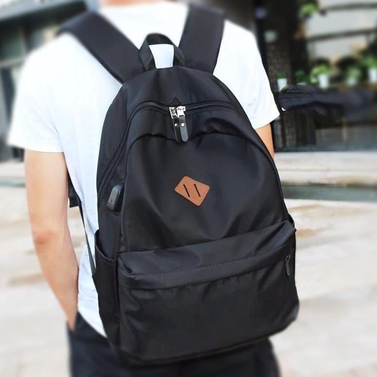 Impor Terbaru [Beli 2 Gratis Mini Gold] TAS RANSEL PRIA DISTO TAS PRIA HITAM