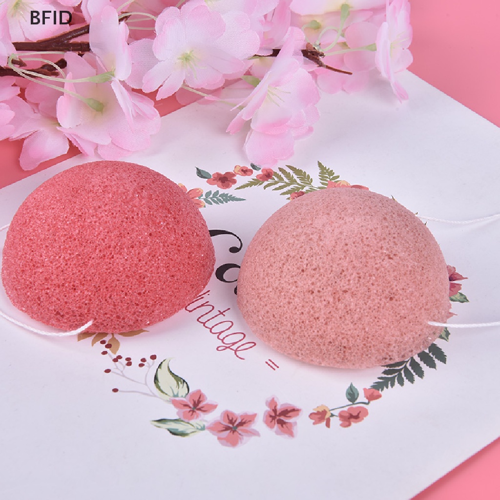 [BFID] Konjac Sponge Natural Konjac Puff Cuci Muka Spons Pembersih Makeup Konjac Sponge [ID]