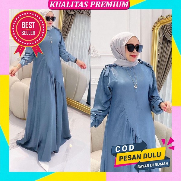 Baju Gamis Wanita Terbaru Masa Kini 2023 Angela Dress 2/ Terlaris / Termurah / Gamis Kondangan /Gami
