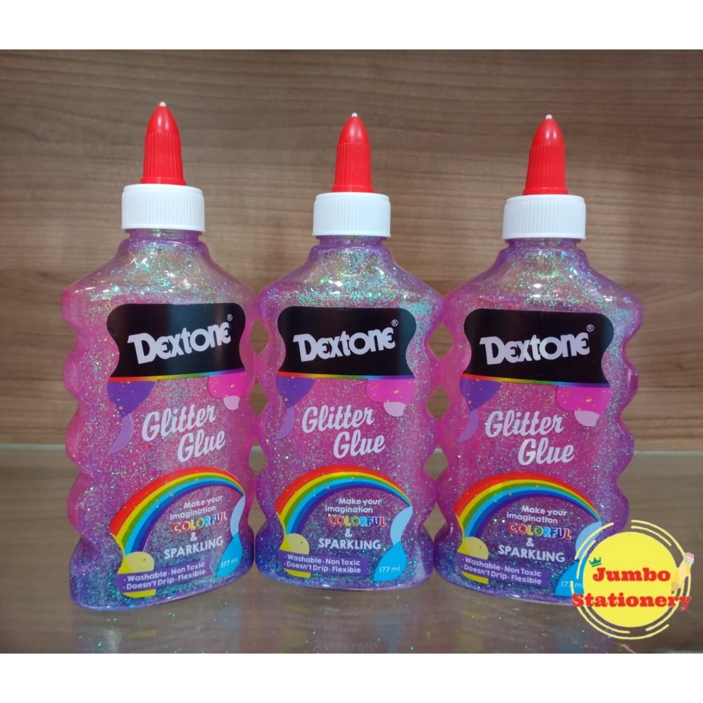 DEXTONE LEM GLITTER / LEM GLITTER SLIME UNGU