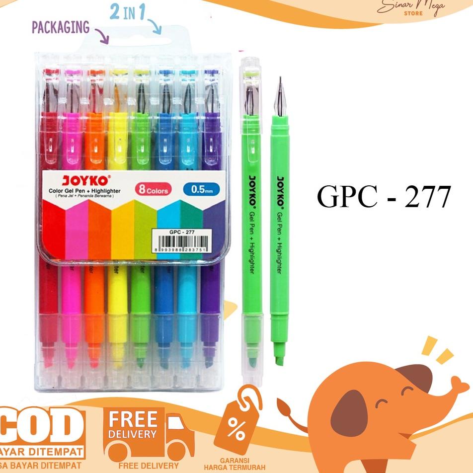 

Kejar Surprise Joyko Color Gel Pen + Highlighter GPC 277