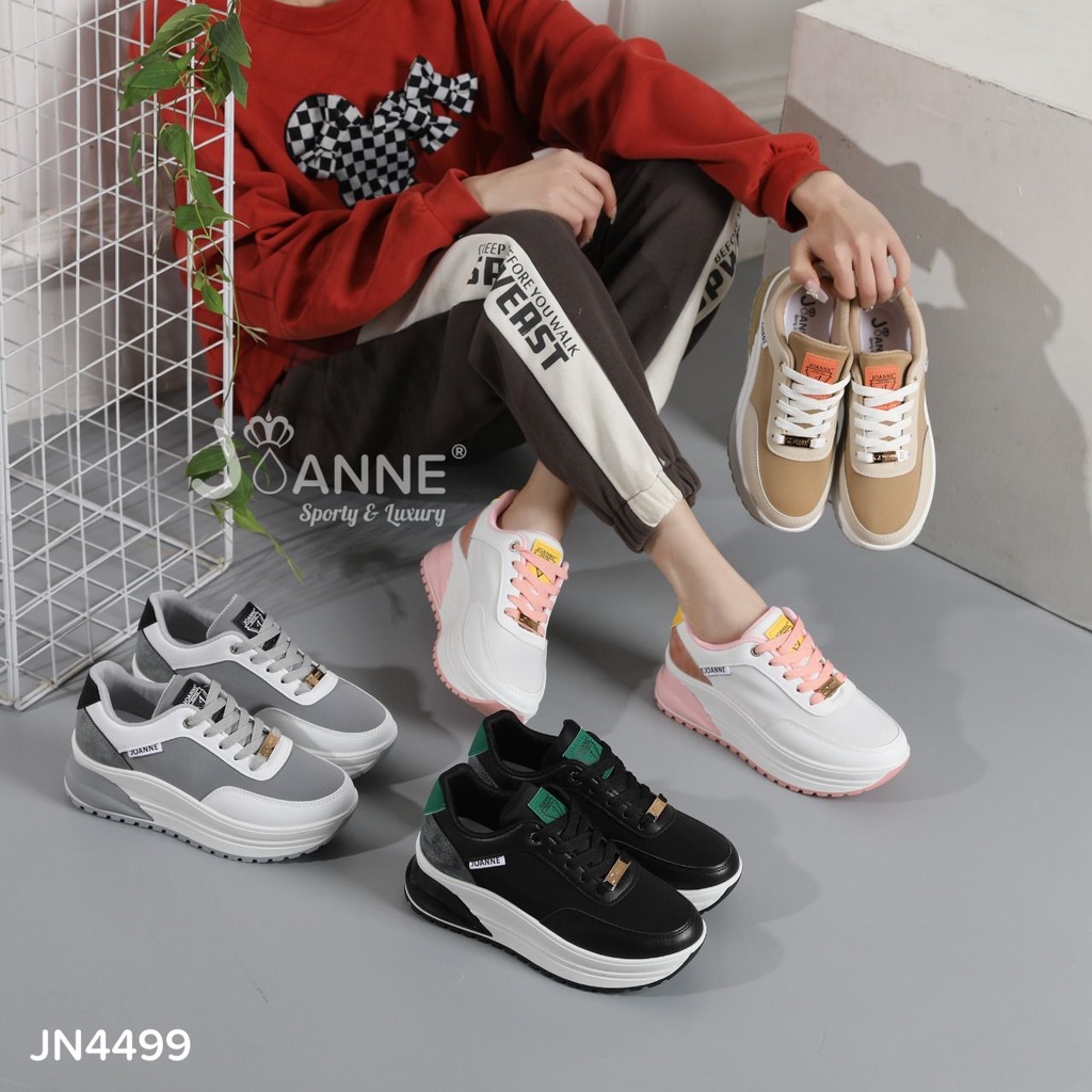 JOANNE Highsole Sneakers Shoes #JN4499 ORIGINAL