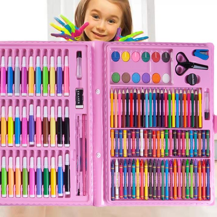 

WYA303 Homeeasy Oil Pastel Crayon 168pcs crayon set pensil warna pena cat air 150 set kuas lukis krayon & pastel- CP4 ||