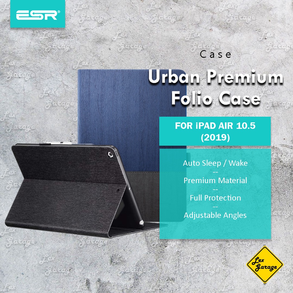 iPad Air 10.5 2019 Case ESR Smart Book Cover Auto Sleep Wake