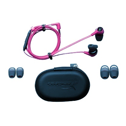 HyperX Cloud Earbuds Gaming Earphone with Microphone - Pink