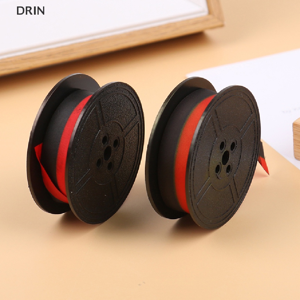 Dr Typewriter Ribbon Twin Spool Pita Merah Dan Hitam Paket Pengganti Spool Kembar vn