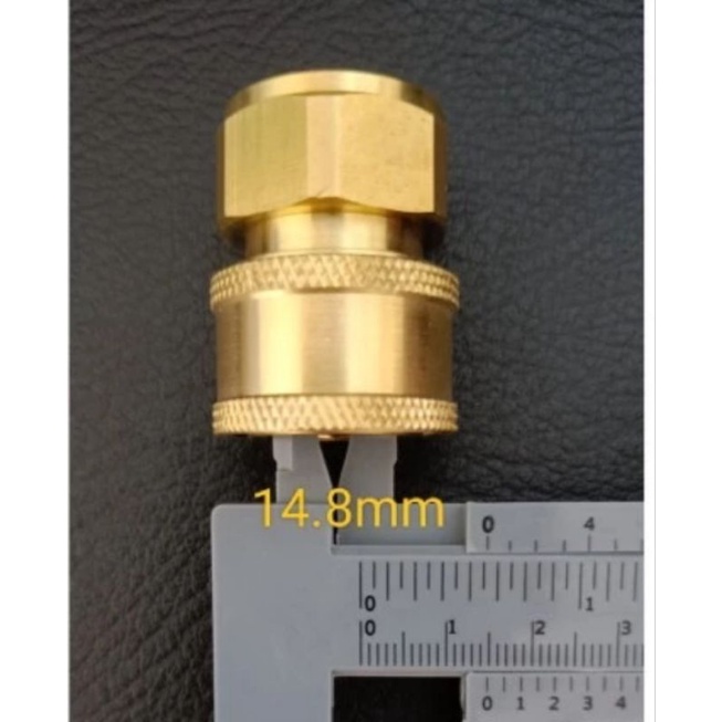 M22 Female Quick Coupler untuk jet cleaner 3/8"
