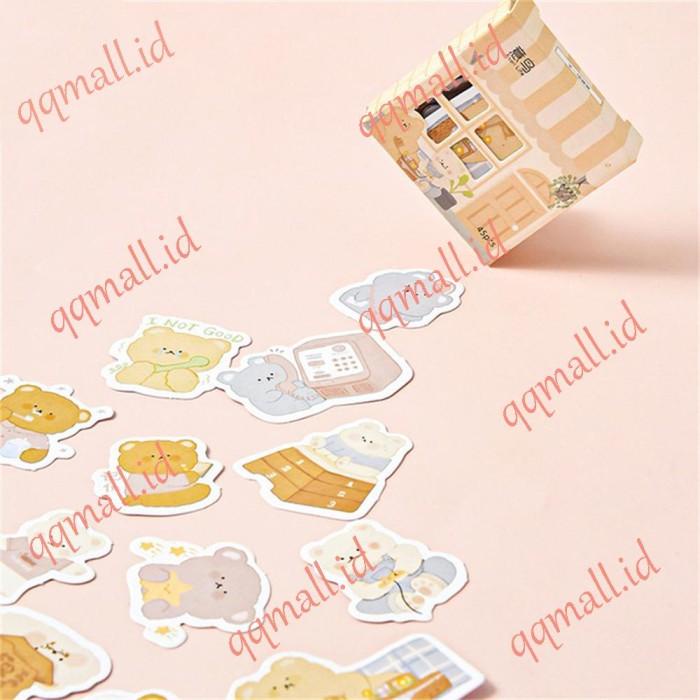 

45pcs set Stiker Desain Hewan Lucu Gaya Untuk Alat Tulis Kantor