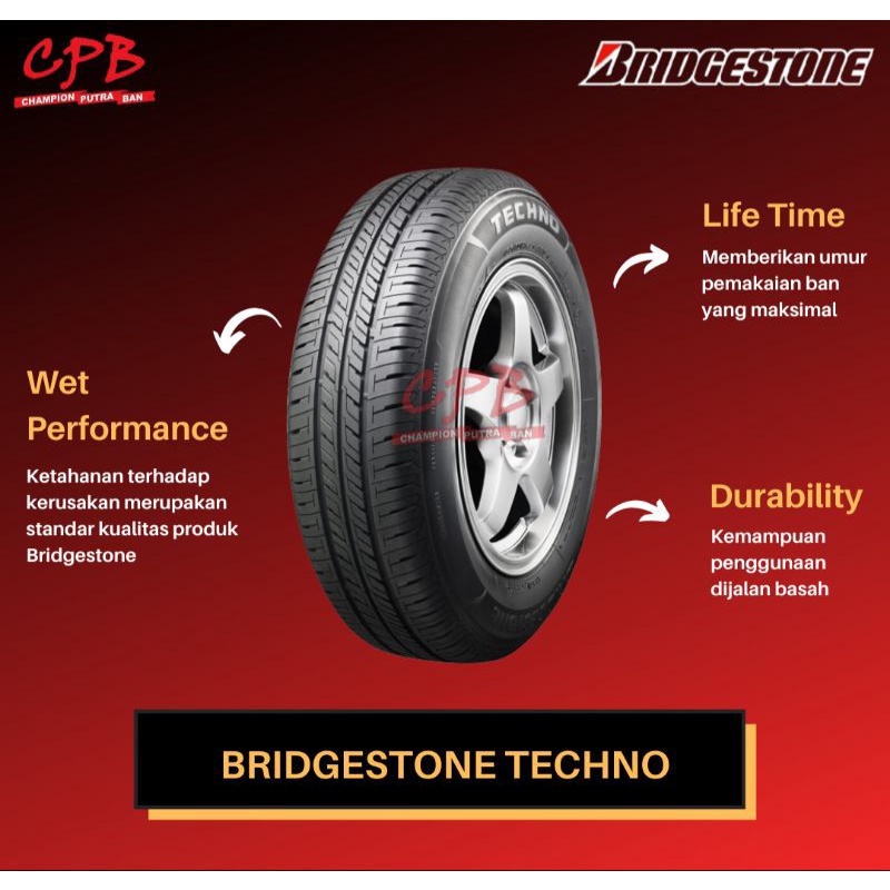 BAN MOBIL 185 70 R14 BRIDGESTONE TECHNO