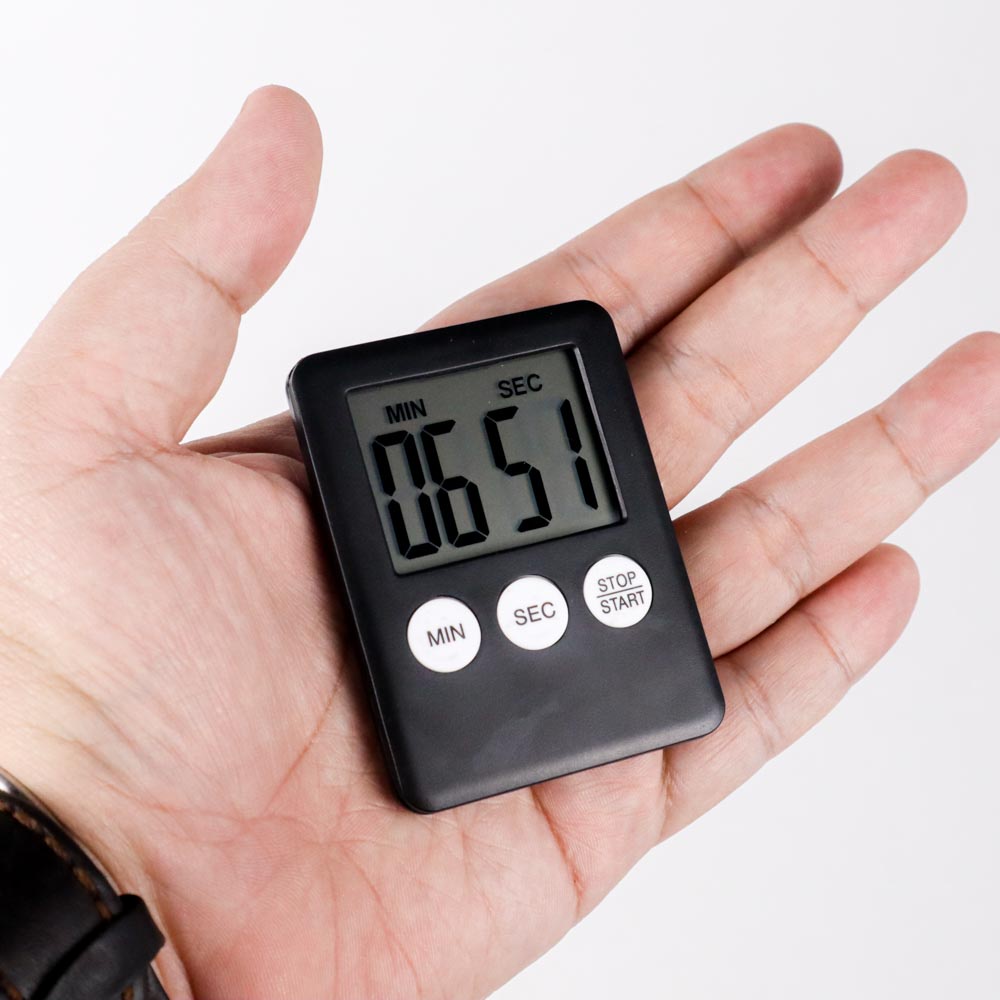 Mini Timer Digital Dapur - 704AAB - Black - OMHX1JBK