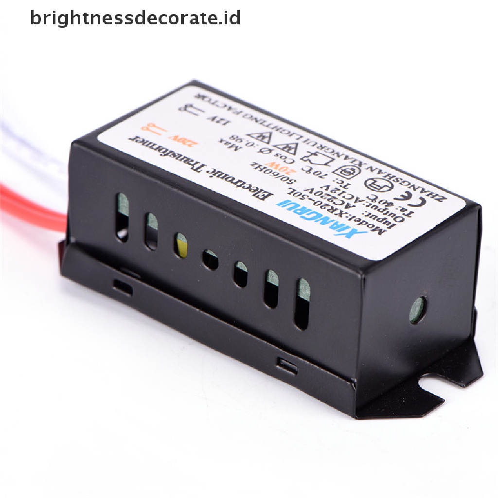 [Birth] 20w AC 220V Ke 12V LED Power Supply Driver Trafo Elektronik [ID]