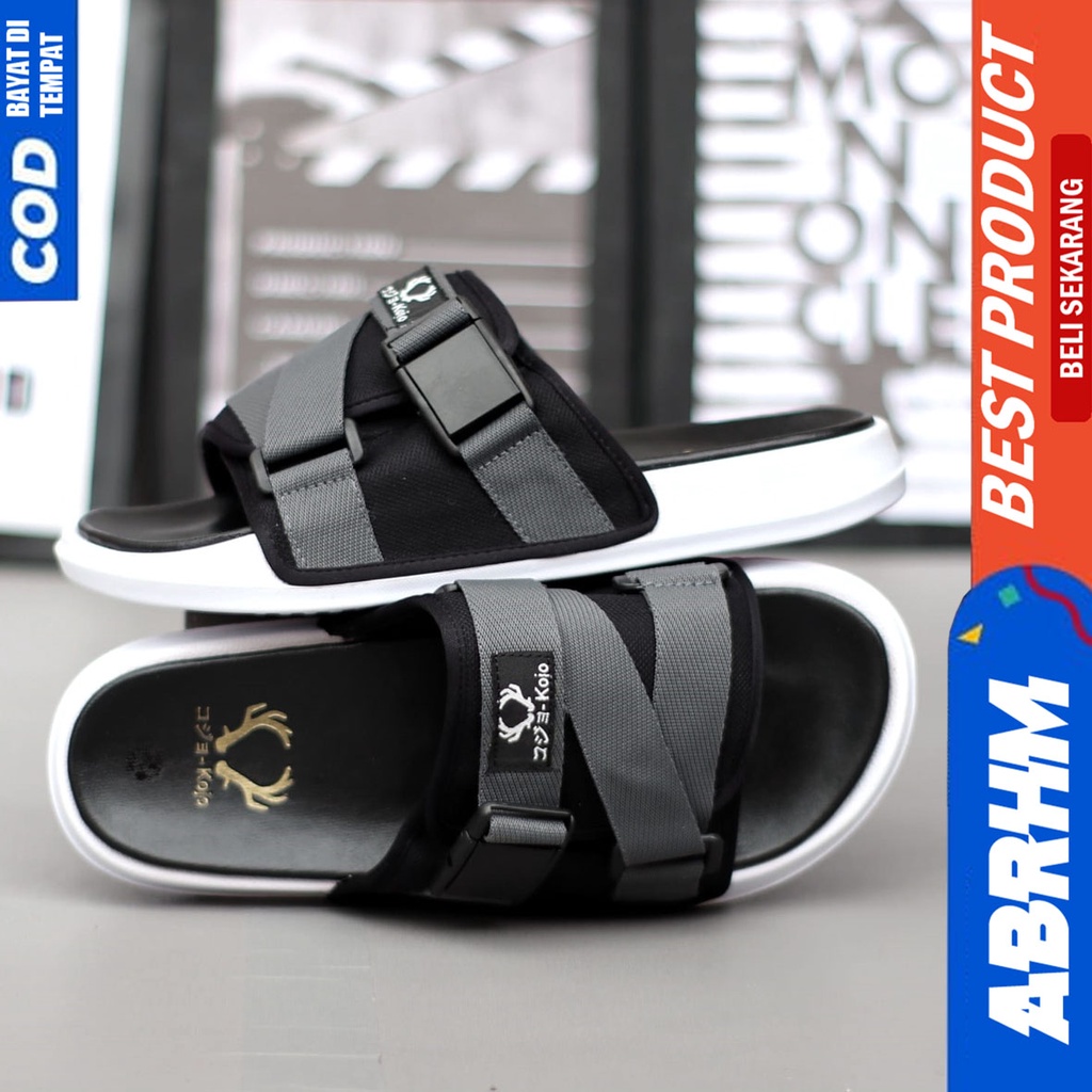 Sandal Slide Distro Sendal Selop Pria Original Abrhm ROBIN