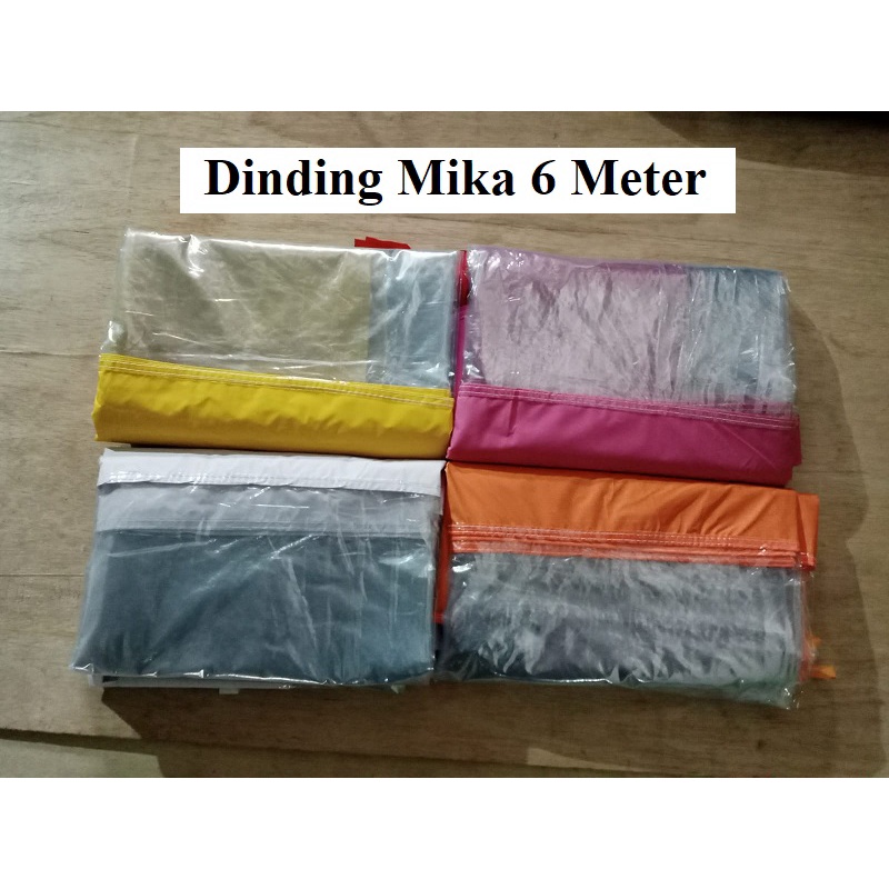 Dinding Mika Tenda Lipat Ukuran 6 Meter