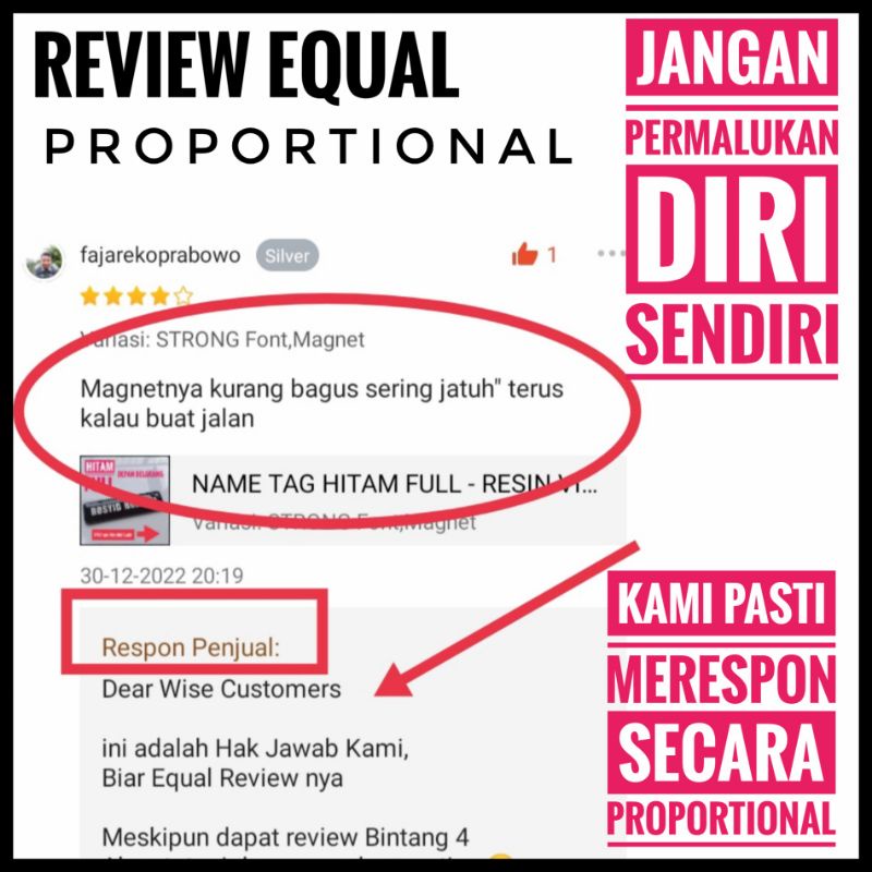 Kasian... Review yang Mempermalukan diri Anda Sendiri #Equal Review #Sikap Proposional