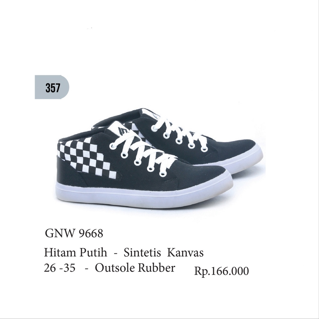 sepatu anak laki laki,sepatu sekolah anak,sepatu casual anak GNW9668