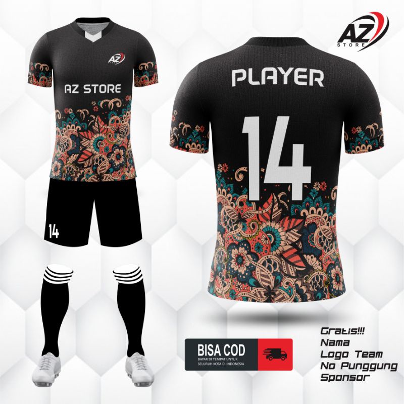 baju jersey bola printing custom jersey futsal jersey Futsal printing jersey full printing baju bola