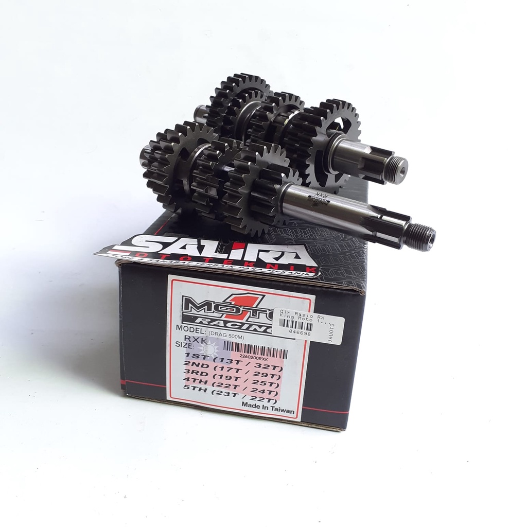 Gir Ger Gear Gigi Rasio Ratio Motor Yamaha RXK RXKing RX King Drag 500m Moto 1 Racing