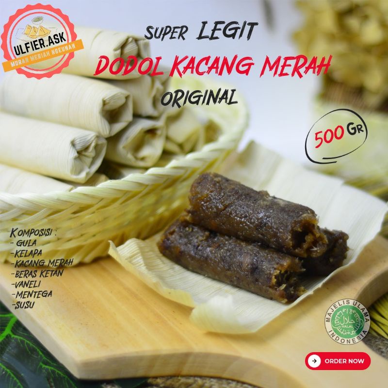 

Dodol Kacang Merah 500g/pack