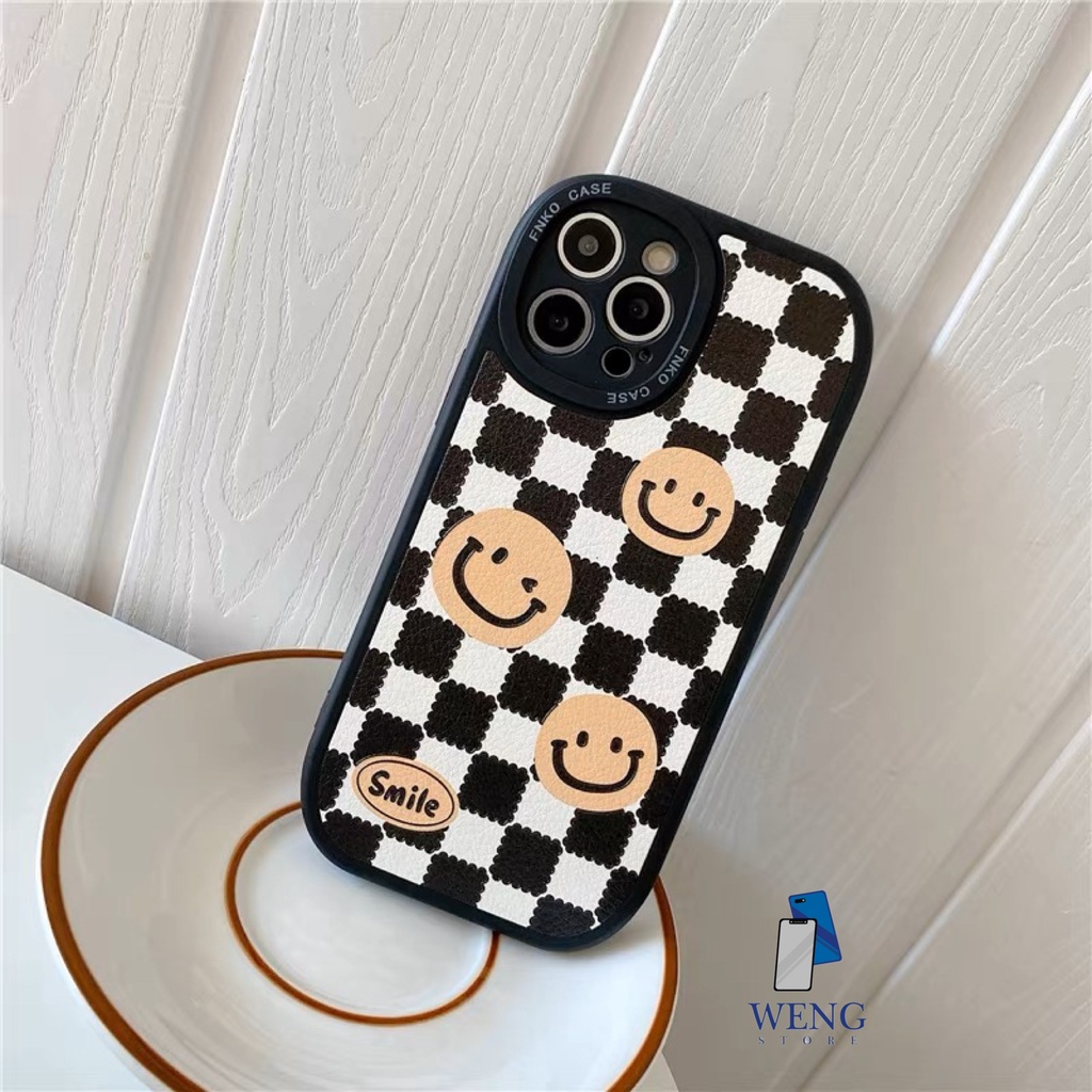 Softcase Oval Motif Emoji For Vivo Y22 Y16 Y91 Y91C Y01 Y1S Y12 Y15 Y17 Y20 Y20S Y12S Y15S Y33S Y30I Y50I Y21S Y21A Y21T Y21 Y30 Y50 Xiaomi Redmi 9A 9C 10A 10C