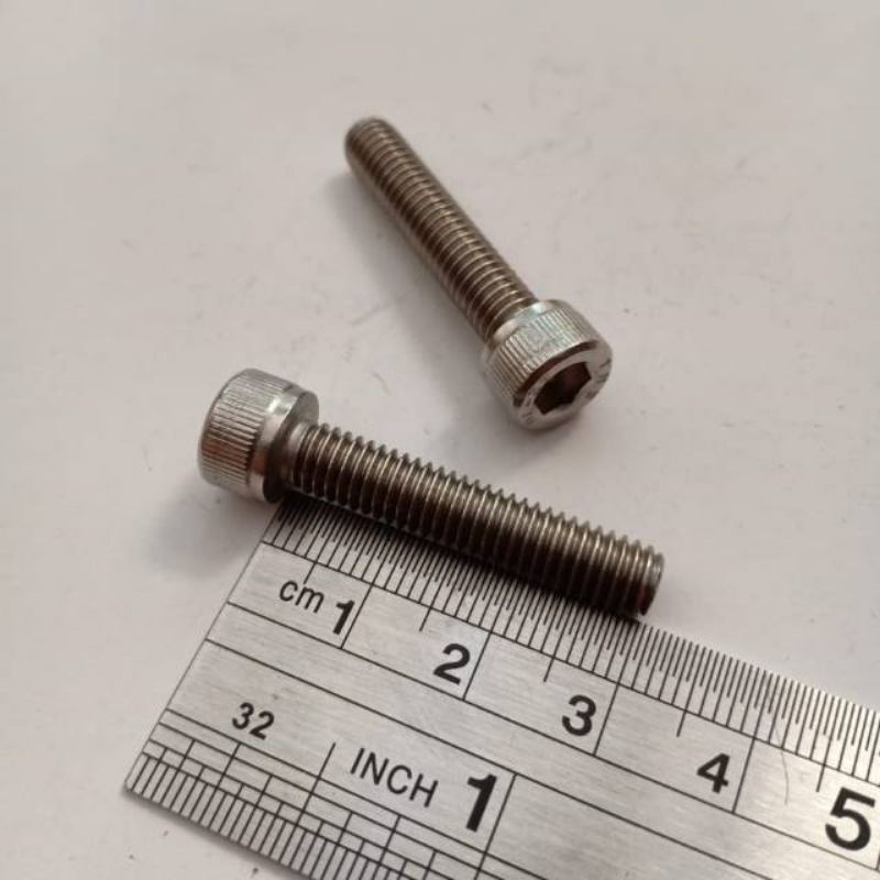 Baut kunci L 10 ukuran M6 × 30 / Baut blok CVT VARIO BEAT SCOOPY Variasi kunci L kualitas import