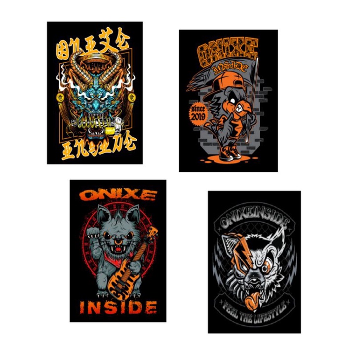 STICKER PACK ONIXE STORE 3PCS RANDOM