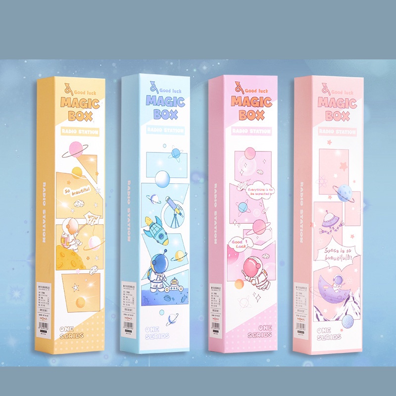 [MTOYS] Paket Magic Box Gel Press Pen Cute Cartoon - JT0026