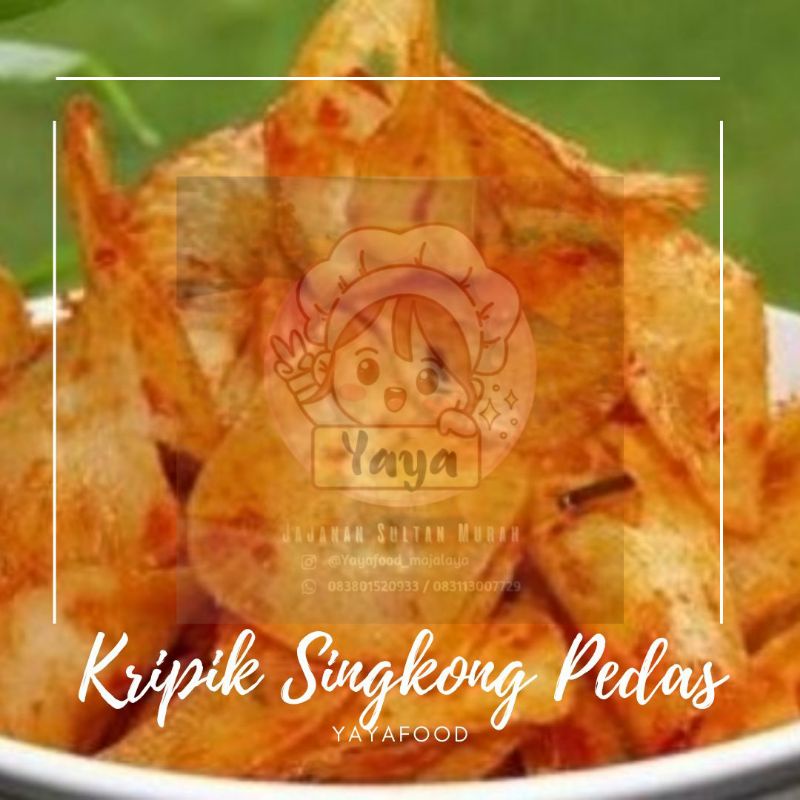 

Kripik Singkpng original | pedas | ubi ungu