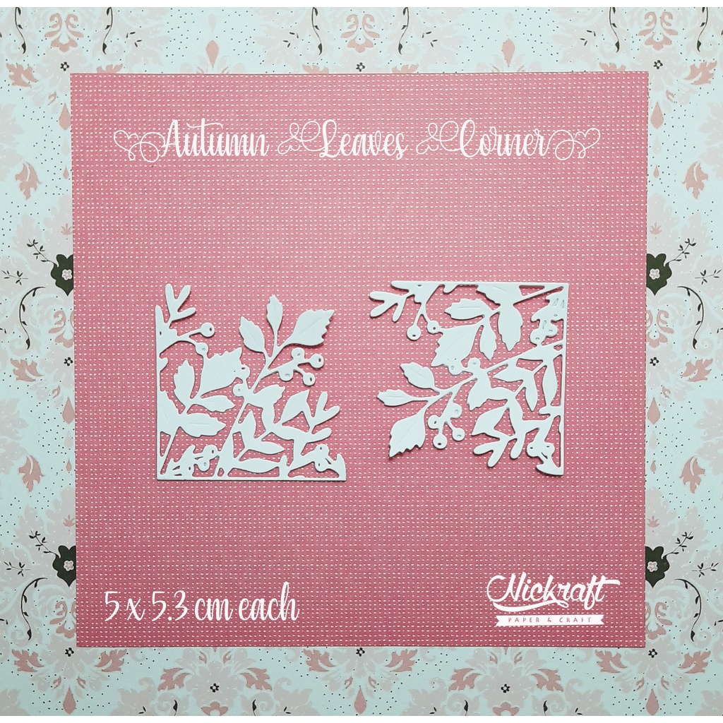 

AUTUMN LEAVES CORNER - HIASAN SCRAPBOOK JOURNALING JURNAL DAUN KERTAS