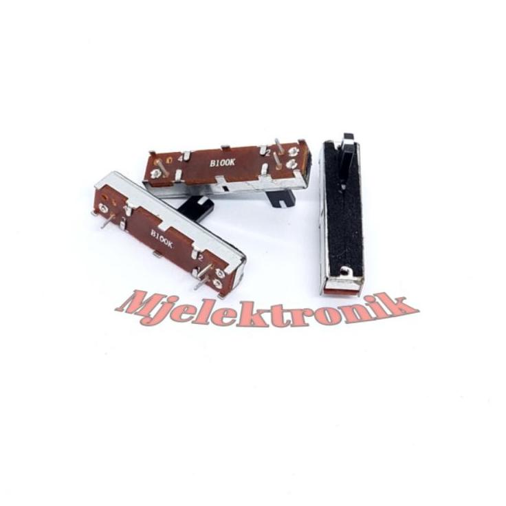 >XG34448< potensio geser potentio mixer mono 3,5cm kaki 2-1 B100k potensio....