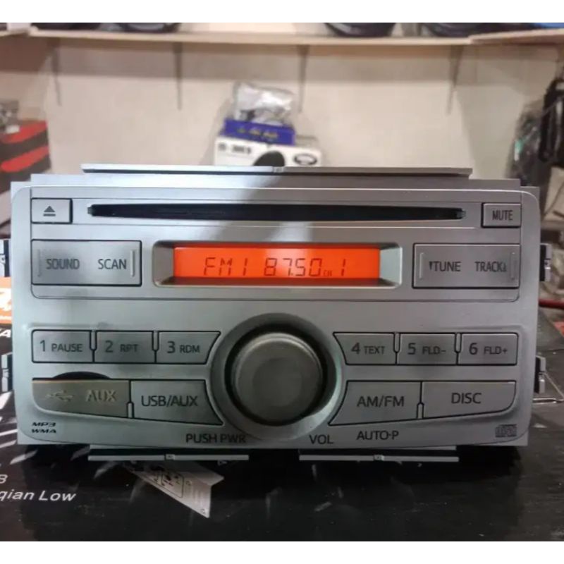 Headunit Doubledin Standar Agya Ayla 2014 cdmp3 usb Audio Mobil