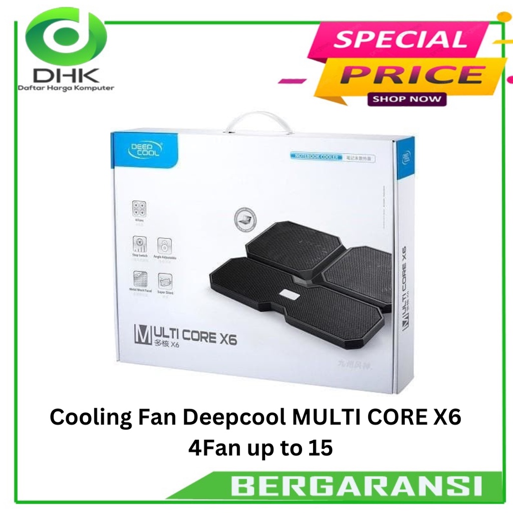 Cooling Fan Deepcool MULTI CORE X6 - 4Fan - up to 15.6&quot;