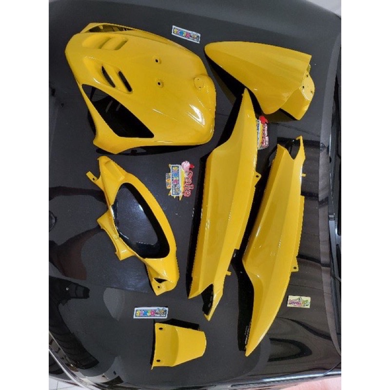 cover body bodi halus fullset Mio sporty kuning | 5TL-P2 original atau 5wp original yamaha vietnam