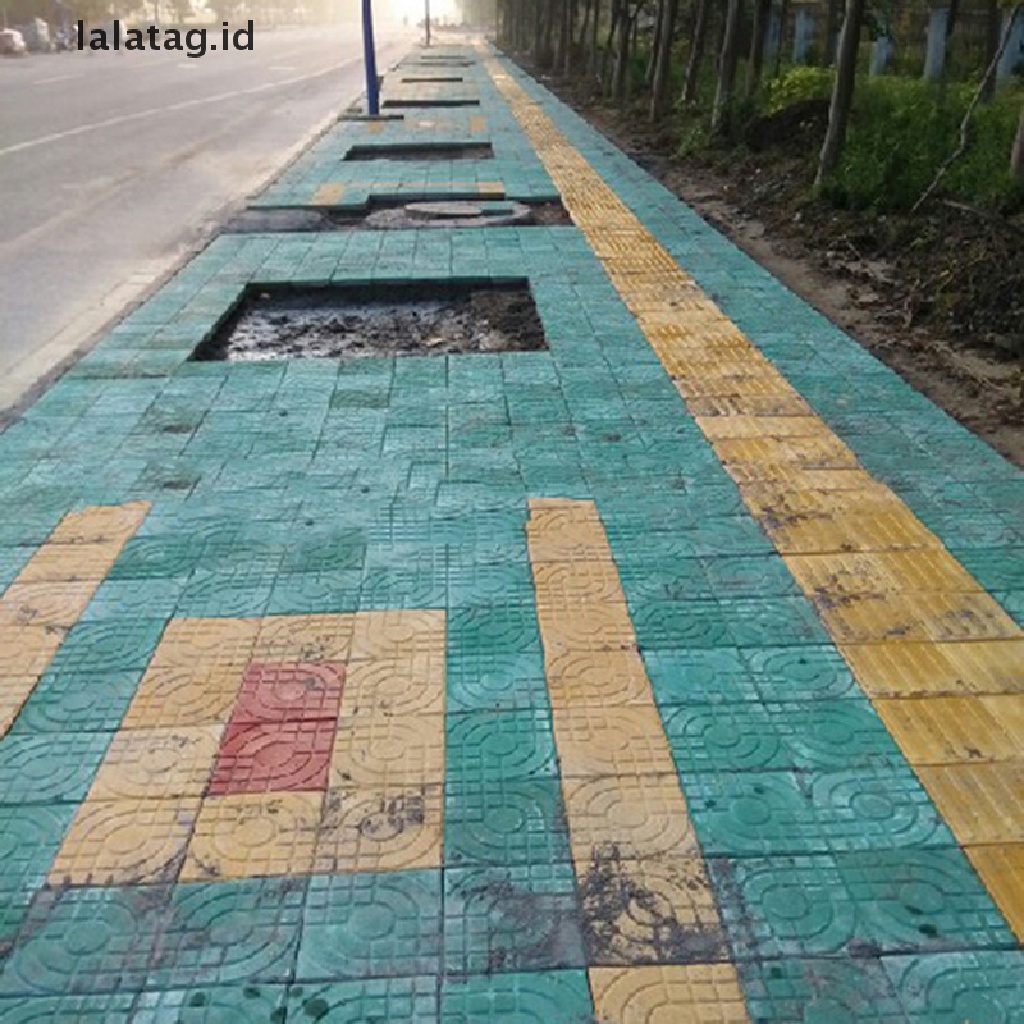 [lalatag] Path Maker DIY Cetakan Paving Bata Beton Batu Cetakan Persegi Untuk Taman Teras [ID]