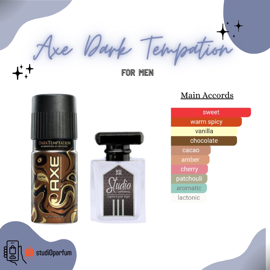 STUDIO PERFUMERY Parfum Aroma AXE COKLAT 30ml | EAU DE PARFUM | INSPIRED PARFUM