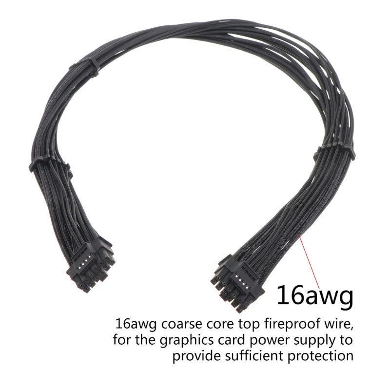 Zzz PCIe 5.0 GPU Power Cable Sleeves 70cm 16pin 12VHPWR Konektor Untuk Seri RTX4090