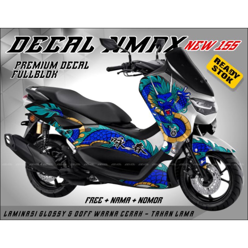 sticker decal variasi Yamaha NMAX new 2021/2022 full body striping decal variasi nmax baru