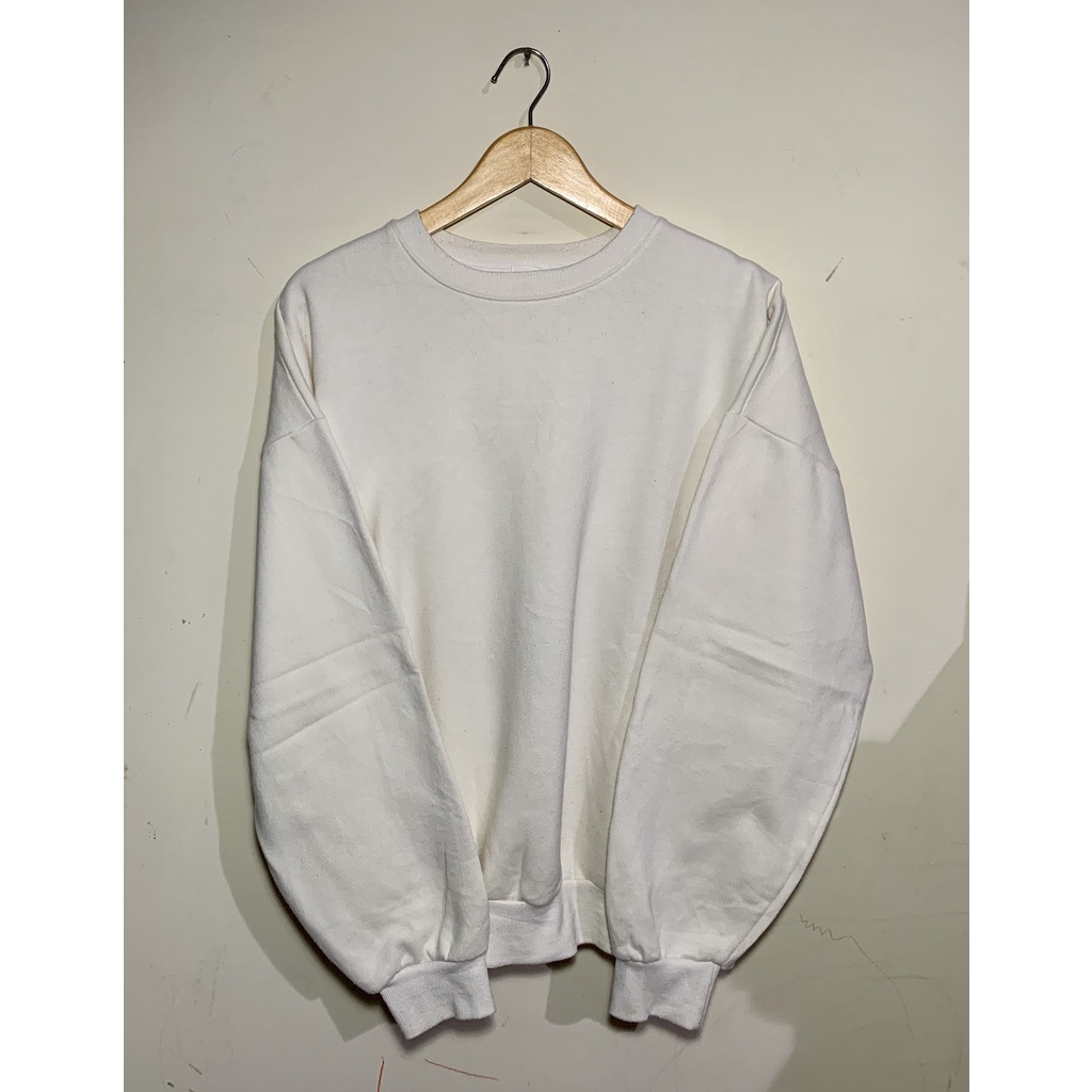 awesome apparel basic polos crewneck oversized