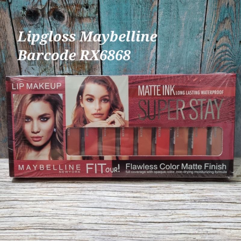 [SET ISI 12] Lipcream Maybelline SuperStay Matte Ink / Lipcream Maybelline Barcode Superstay 618808