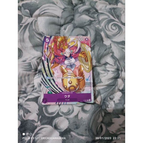 kartu/tcg one piece Promo Uta p-031