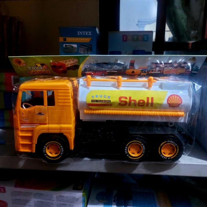 mainan mobil truk tanki jumbo - miniatur model mobilan truck tangki besar anak anak laki cowok