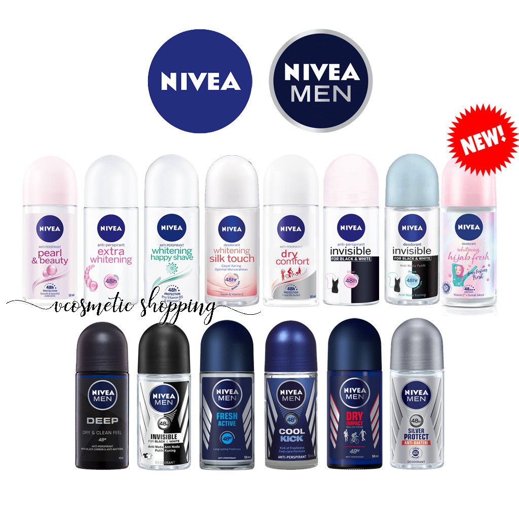 NIVEA DEODORANT ROLL ON/ NIVEA MEN DEODORANT