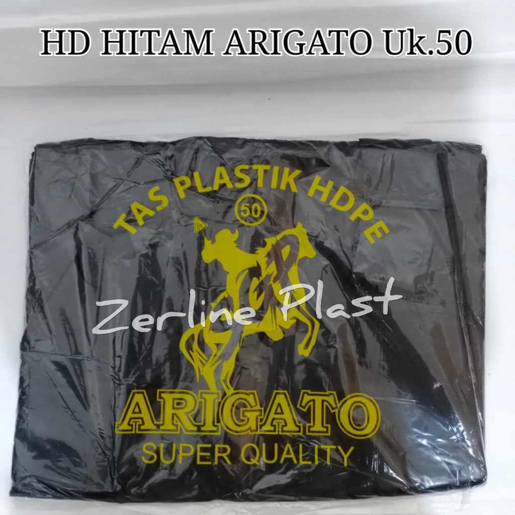 Kantong Plastik HITAM ARIGATO (TEBAL)