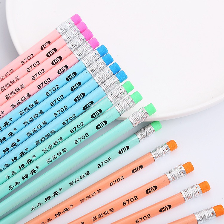 10pcs Pensil Pencil HB Warna Pastel Asthetic OSM-ST0208