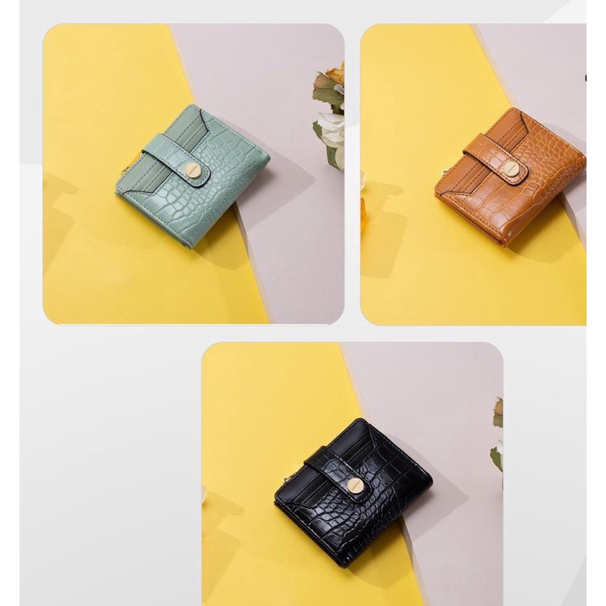 Dompet Wanita Kekinian / Dompet Wanita Croco dandeliona /Dompet Kartu Wanita Fashion