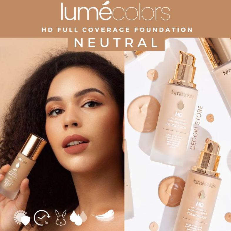 Lumecolors HD Full Covering Ultra LightWeight Foundation Neutral Lumecolor Lumecolours fondation