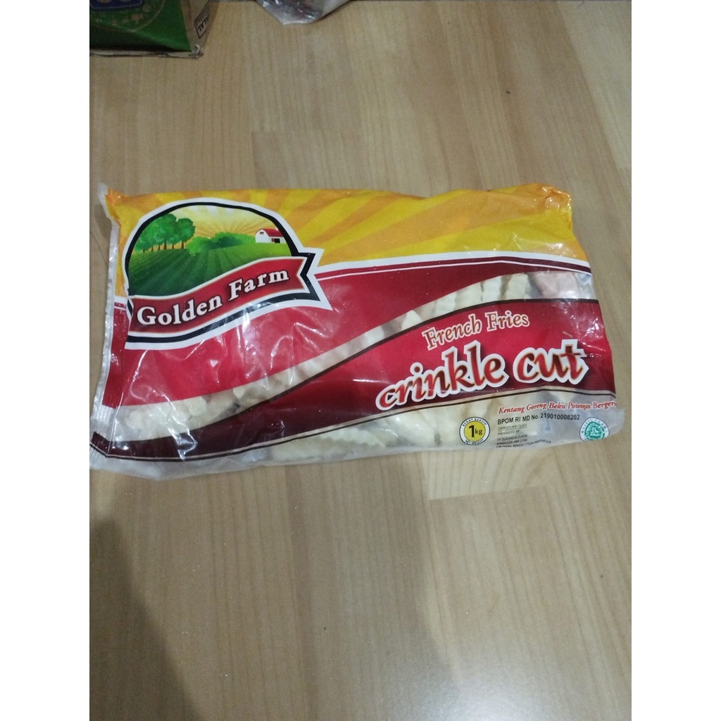 

1 KG KENTANG GORENG GOLDEN FARM FRENCH FRIES CRINKLE CUT