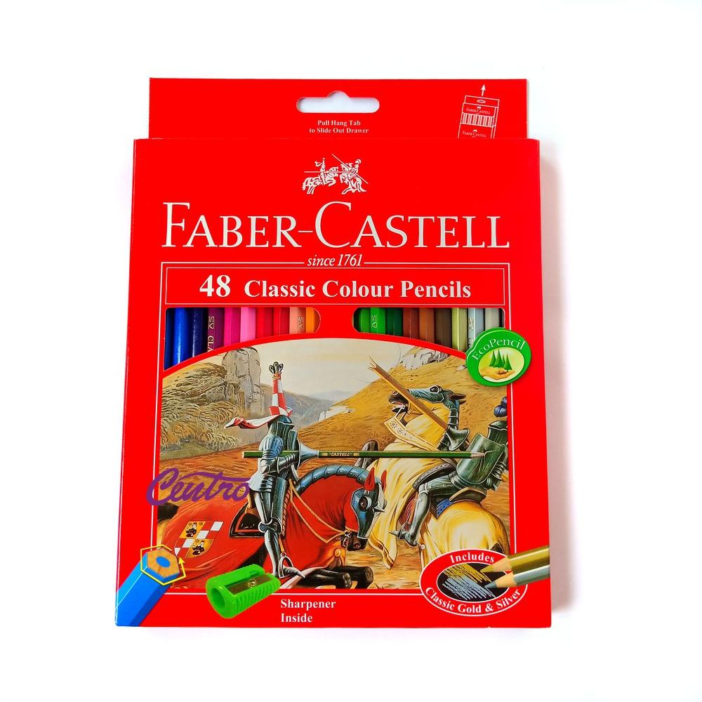 

Terbaik! Faber Castell 48 Classic Klasik Color Pencil Pensil Warna Anakl ORIGINAL TERJAMIN ..