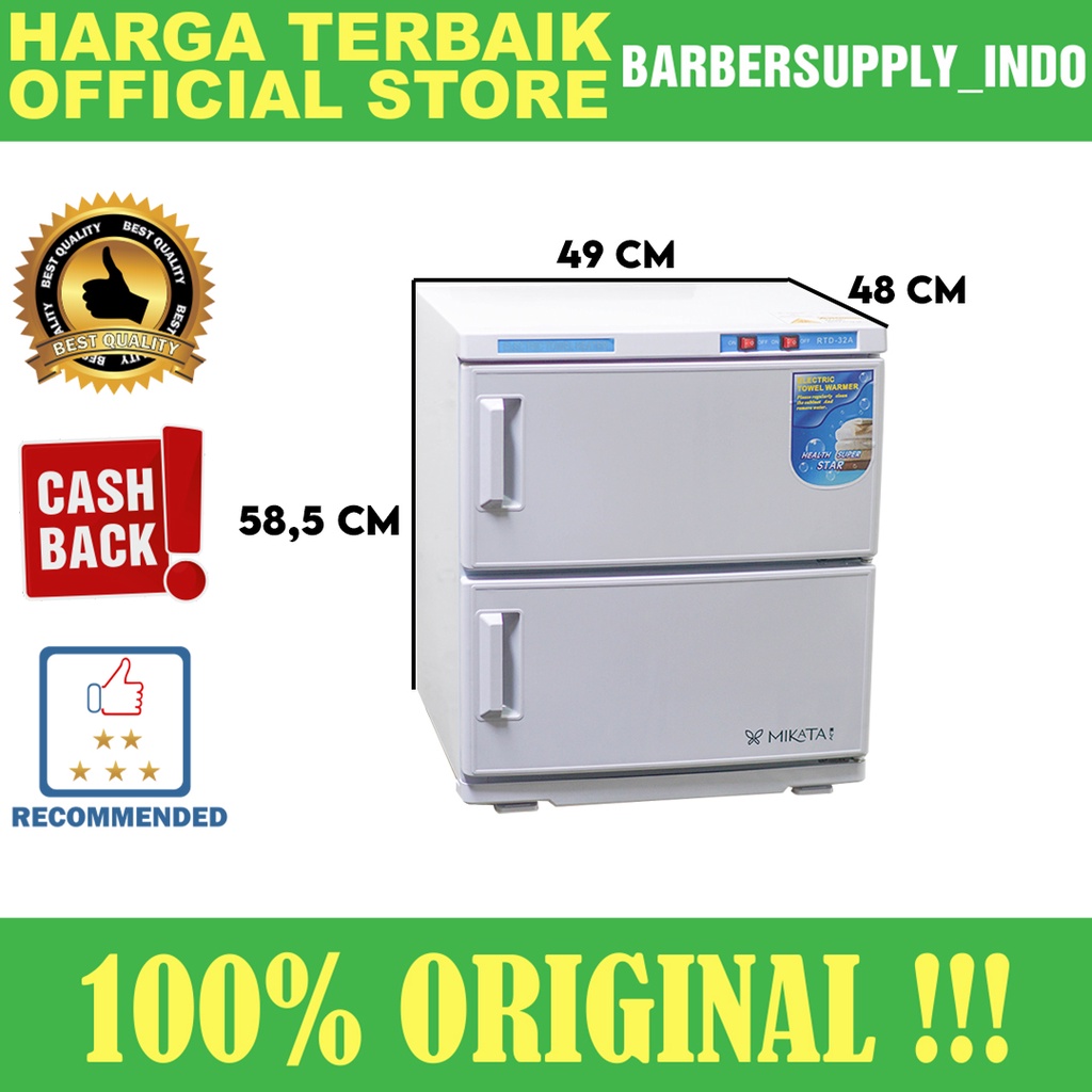 TOWEL WARMER UV STERILIZER PENGHANGAT HANDUK / MESIN HOT TOWEL 2 PINTU