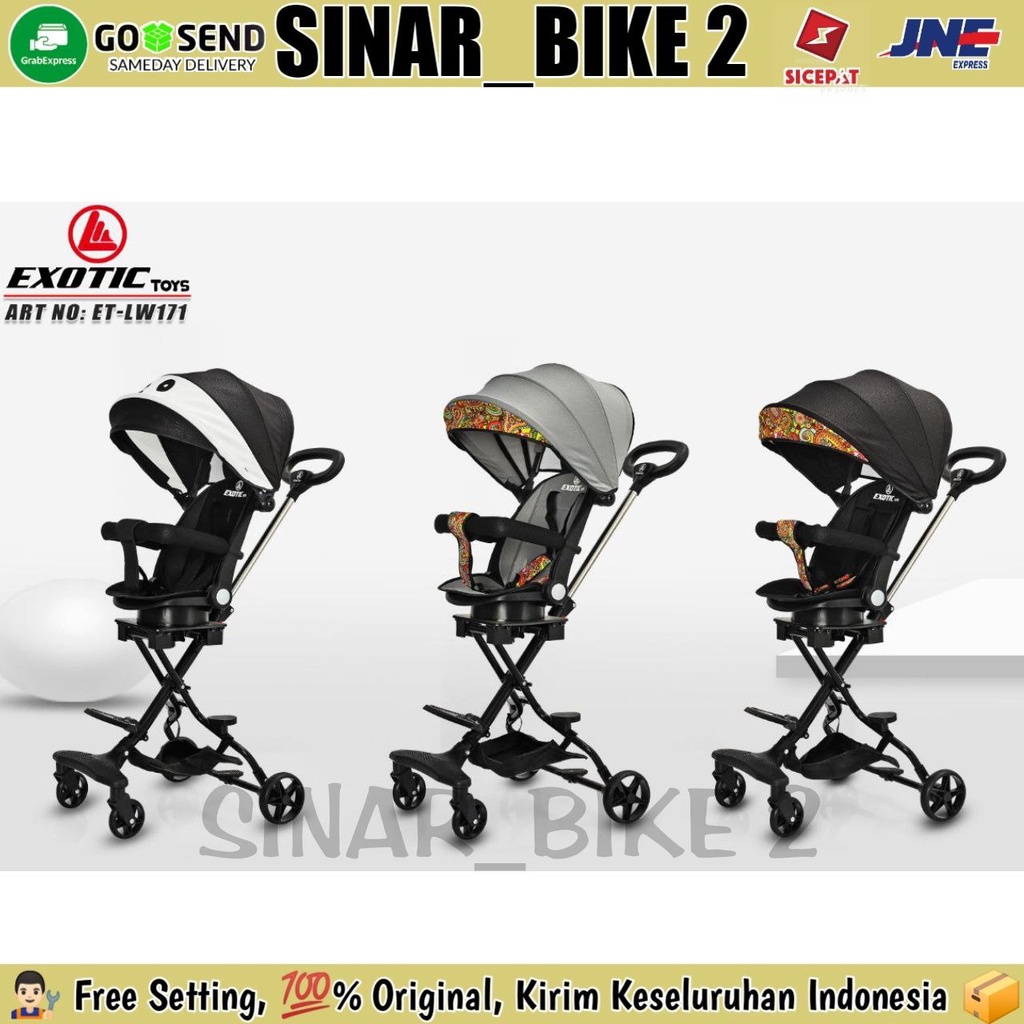 Magic Baby Stroller Exotic ET-131,,171 Kereta Dorong Bayi Kanopi